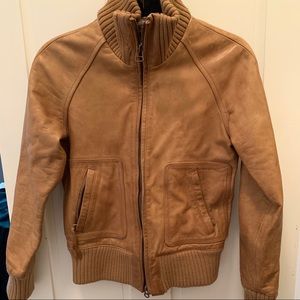 UGG Leather Bomber Jacket